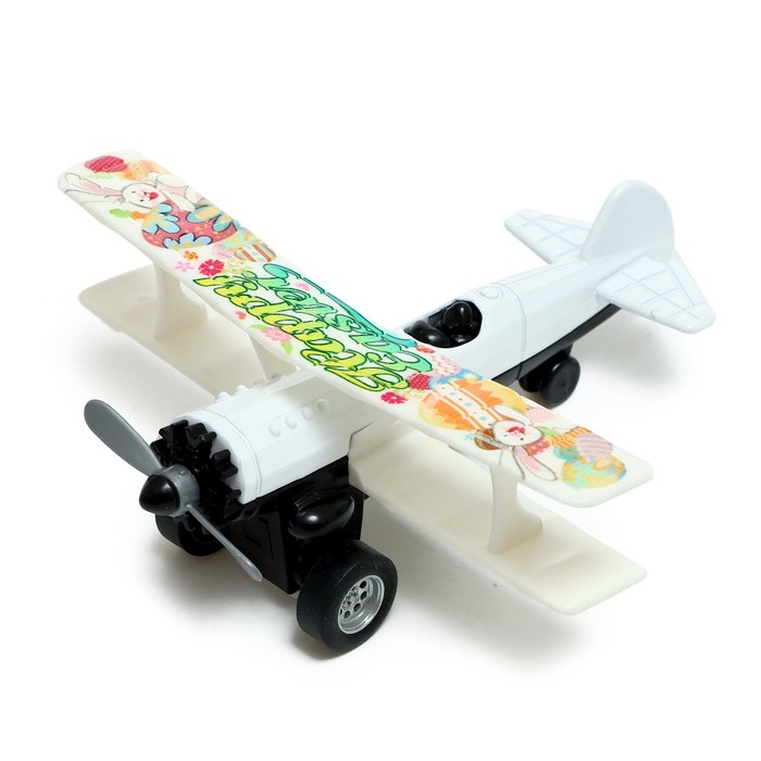 Самолёт металлический «Кукурузник», инерционный, цвет МИКС Самолёт металлический «Кукурузник», инерционный, цвет МИКС