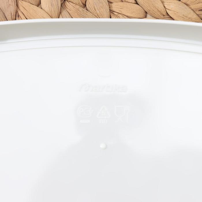 Маслёнка «Таира», 16,5×12 см, цвет серый Маслёнка «Таира», 16,5×12 см, цвет серый