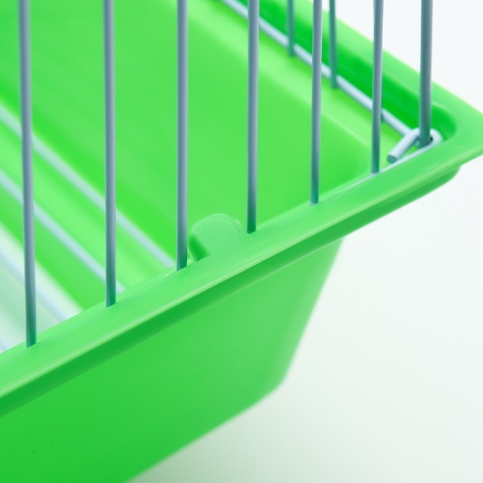 Клетка для птиц укомплектованная Bd-1/1d, 30 х 23 х 39 см, зелёная Клетка для птиц укомплектованная Bd-1/1d, 30 х 23 х 39 см, зелёная