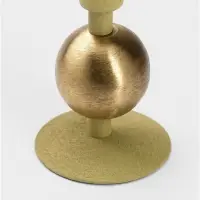 Подсвечник на 1 свечу текстурный &laquo;Олива&raquo;, с 1 сферой, 7.5&times;7.5&times;11.5 см