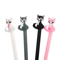 Ручка-прикол Calligrata &laquo;Кошечка&raquo;, синий стержень, гелевая, МИКС