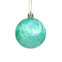 Ёлочные игрушки &laquo;Агнет&raquo;, шары новогодние, d=6 см, набор 12 шт., полосы, зелёный