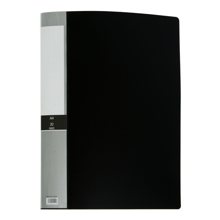 Папка А4, 20 файлов, 400 мкм, МИКС Папка А4, 20 файлов, 400 мкм, МИКС