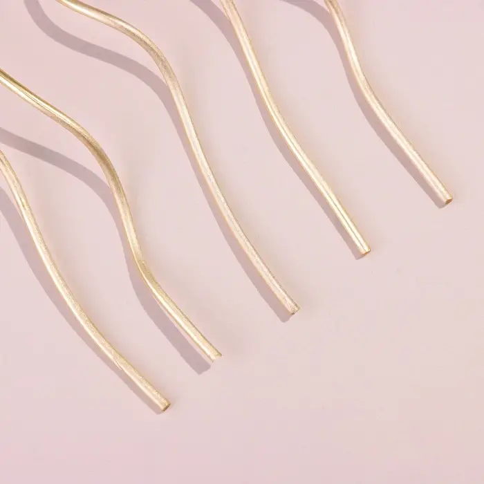 Свечи для торта витые &laquo;Серпантин&raquo;, 10 шт., коктейльные, золотые, 15 см