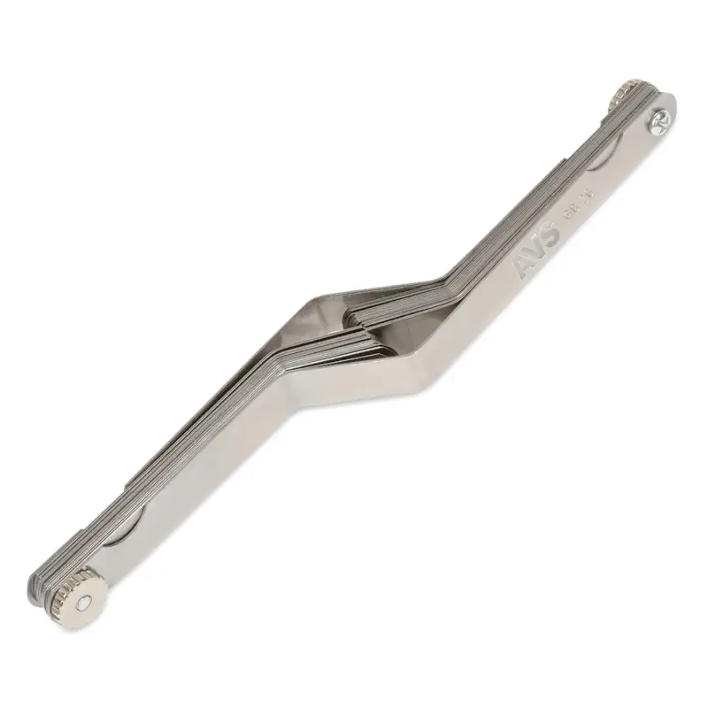 Набор щупов изогнутых для регулировки зазора 26 шт. (0,127-0,762 мм) AVS GB-26