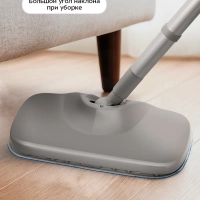 Паровая швабра с насадками для пола КТ-1091 Паровая швабра с насадками для пола КТ-1091