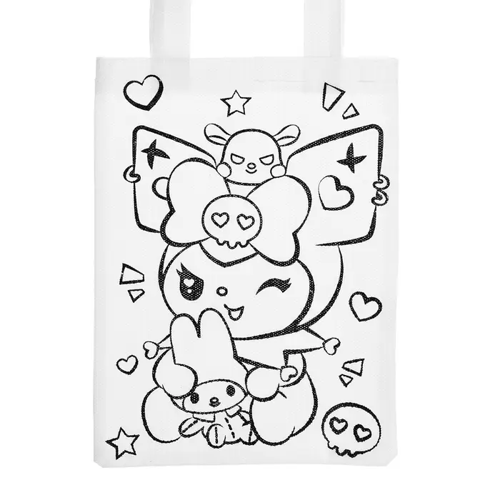 Сумка - шопер раскраска Bad bunny