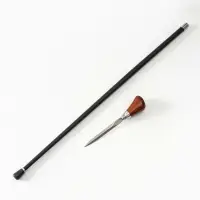 Сувенирное изделие Трость с кинжалом, клинок 15 см, набалдашник рукоять КПП, 94см Сувенирное изделие Трость с кинжалом, клинок 15 см, набалдашник рукоять КПП, 94см