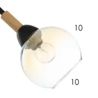 Люстра BayerLux &laquo;Гундер&raquo;, 3хЕ27, 40 Вт, чёрная, 57&times;57&times;25 см