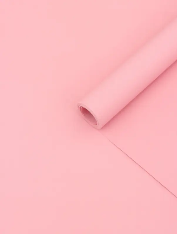 Бумага упаковочная крафт, двусторонняя, розовый, 0.68&times;10&plusmn;5% м