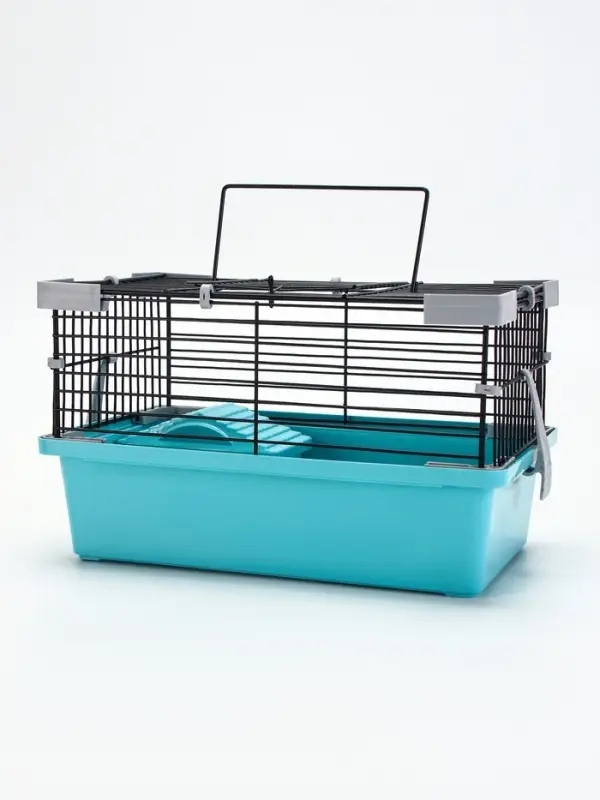 Клетка-мини для грызунов &laquo;Пижон&raquo; №1, 27&times;15&times;13 см, укомплектованная, бирюзовая