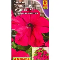 Семена цветов Петуния &laquo;Городские гиганты пурпурная мантия&raquo; F1, 7 шт., &laquo;АЭЛИТА&raquo;