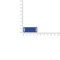 Лейбл из ПВХ Kova, синий