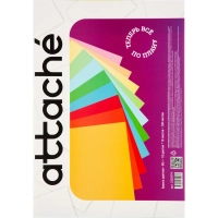 Бумага цветная Attache Multicolor А4,80г(10цв.интенсив,пастель по 10л)100л