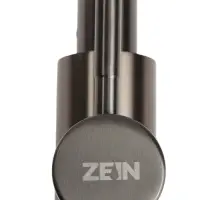 Смеситель для кухни ZEIN Z4961, нержавеющая сталь, с выдвижной лейкой, 2 режима, серый