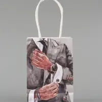 Пакет подарочный &laquo;Мужской&raquo;, 10 х 15 х 6 см