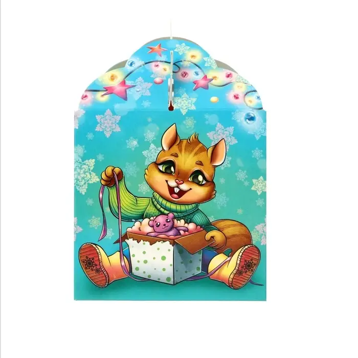 Подарочная новогодняя коробка «Снегурочка»23×10×10 см Подарочная новогодняя коробка «Снегурочка»23×10×10 см