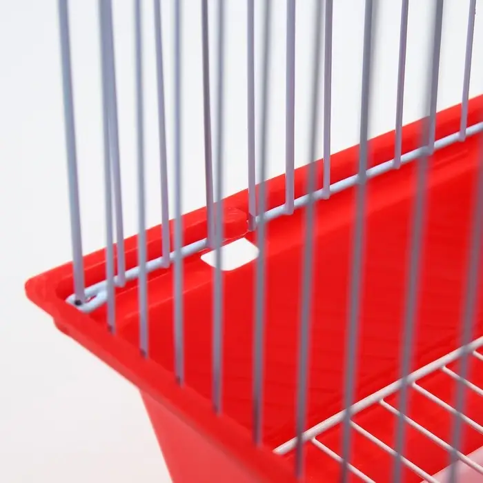 Клетка для птиц укомплектованная Bd-1/2q, 30 х 23 х 39 см, красная Клетка для птиц укомплектованная Bd-1/2q, 30 х 23 х 39 см, красная