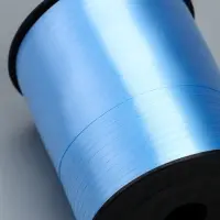 Лента для декора, подарков и шаров, голубой, 0.5 см &times; 500 ярдов