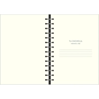 Бизнес-тетрадь Infolio 14x20см 96л клет,спираль Исследовать,гол I1778/blue