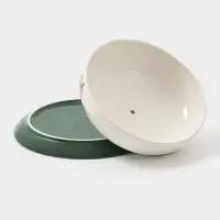 Блинница Доляна «Новогодние животные», 23.5×9.7 см, доломит, белая