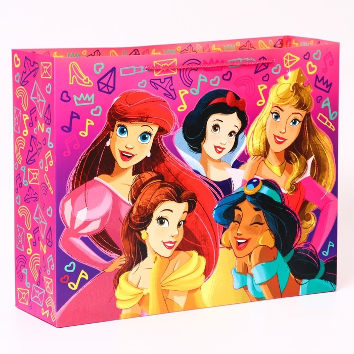 Пакет ламинат горизонтальный «Принцессы», Принцессы, 50 х 40 х 15