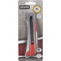 Нож универсальный Attache Selection 18мм,метал.напр.,алюм.корпус,Auto lock