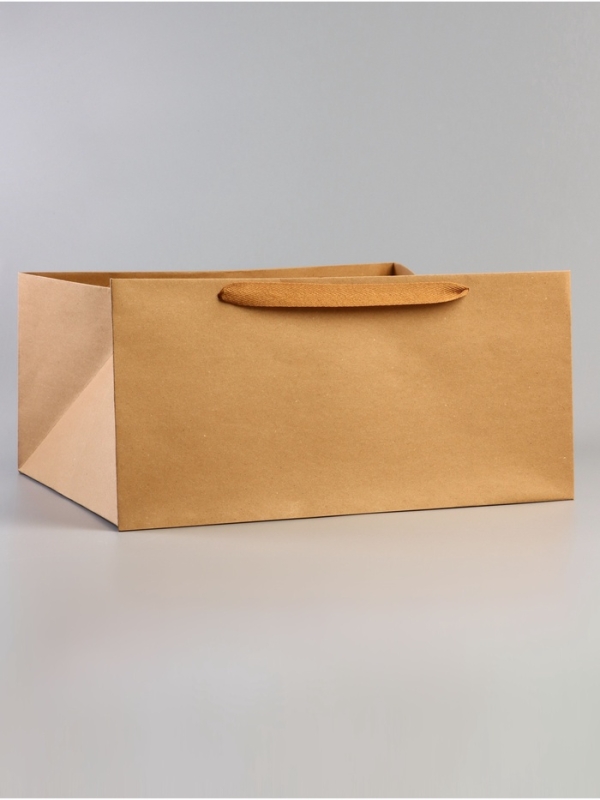 Пакет для торта, с широким дном 40 х 40 х 19,5 см, крафт Пакет для торта, с широким дном 40 х 40 х 19,5 см, крафт