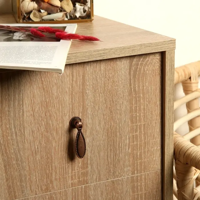 Ручка-кнопка ТУНДРА РК025АС, цвет медь