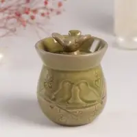 Аромалампа для эфирных масел &laquo;Птички на ветке&raquo;, керамика, 7.5&times;7.5&times;9.8 см