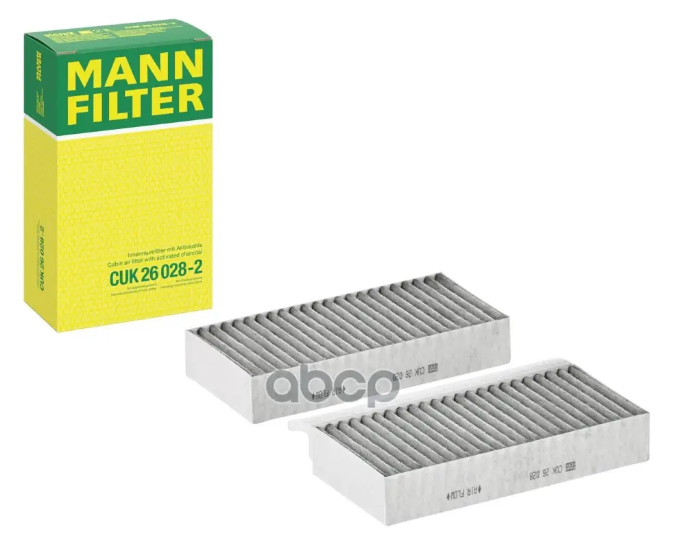Фильтр салона MANN-FILTER арт. CUK26028-2