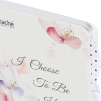 Бизнес-тетрадь А6,120л,кл,спир,пласт Attache Selection Flower Dreams 876753