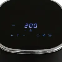 Аэрогриль Sakura SA-7684BK, 5 л, 1500 Вт, 8 программ, сенсорное управление, таймер, чёрный