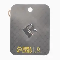 Булавка &laquo;Зефир&raquo;, 7 см, белая в золоте