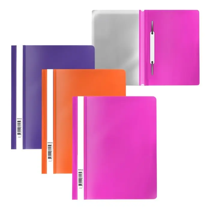 Папка-скоросшиватель A5+, 180 мкм, ErichKrause Soft Caribbean Sunset, с тиснением Папка-скоросшиватель A5+, 180 мкм, ErichKrause Soft Caribbean Sunset, с тиснением "софт-тач", микс