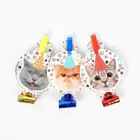 Карнавальные язычки &laquo;Котики&raquo;, 11 см, 6 шт.