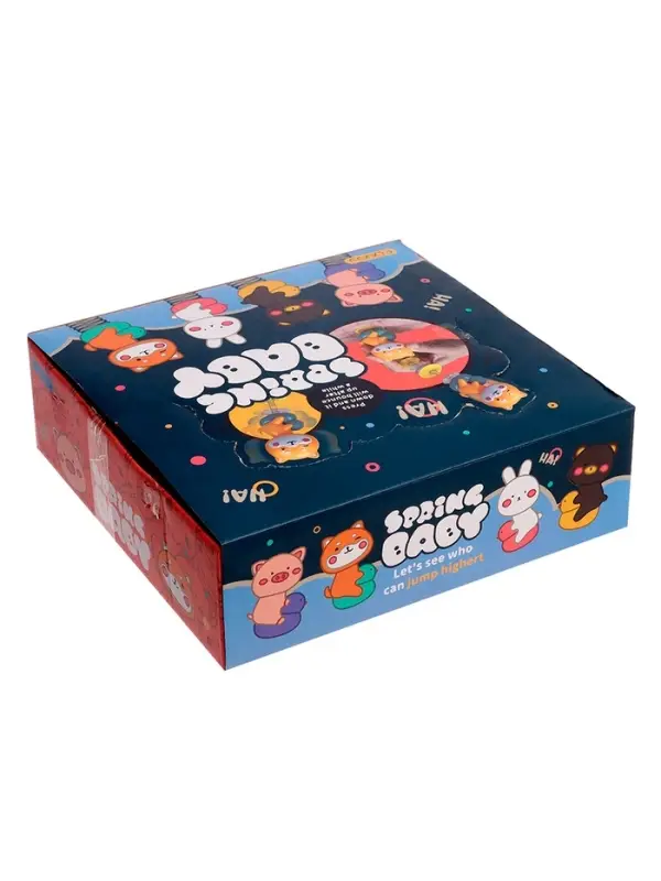 Фигурка животного «Прыгающие зверята», антистресс, на присоске, МИКС