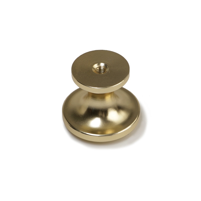 Ручка-кнопка CAPPIO RK148, d=30 мм, цвет сатиновое золото, 8 шт. Ручка-кнопка CAPPIO RK148, d=30 мм, цвет сатиновое золото, 8 шт.