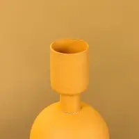 Подсвечник на 1 свечу «Песок», с 2 сферами, 8.5×8.5×18+/- 1 см