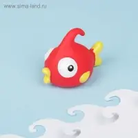 Игрушка для ванны «Рыбка», с пищалкой, цвет МИКС