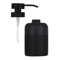 Диспенсер для жидкого мыла тм VETTA Модена, 230мл, полирезин, серый, 7x7x15см