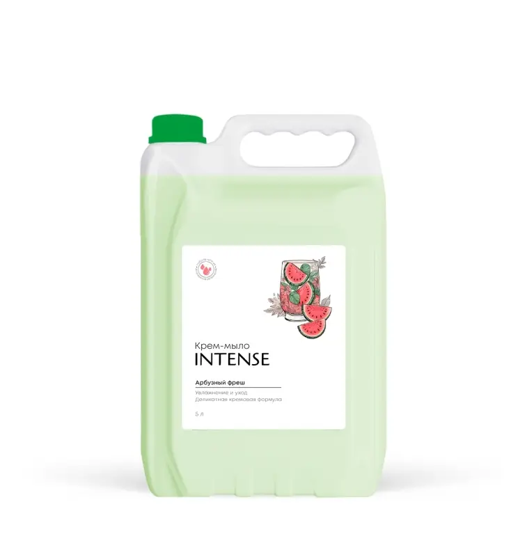 Жидкое крем-мыло INTENSE арбузный фреш 5 л. увлажняющее Clean&Green CG8149