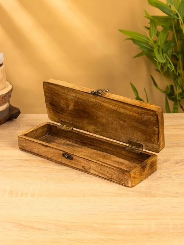 Подставка под благовония с хранением "Футляр" 31х10х5,5 см, дерево шишам