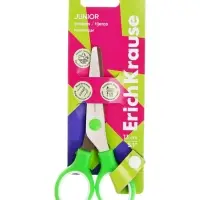 Ножницы детские 13 см, ErichKrause Standard Junior, с закруглёнными концами лезвий, МИКС