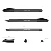 Ручка шариковая Erich Krause U-108 Original Stick, узел 1.0 мм, чернила чёрные, супермягкое письмо, длина линии письма 1000 метров