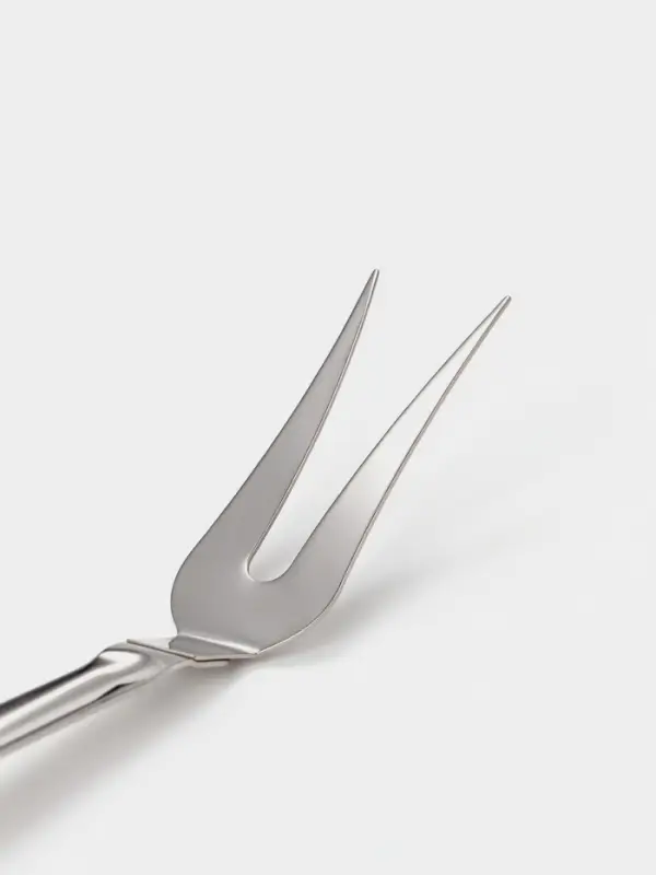 Вилка поварская &laquo;Кулинар&raquo;, длина 45.1 см, толщина 1.5 мм, упрощённая обработка, нержавеющая сталь, серебристая