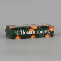 Коробка подарочная, самосборная &laquo;Мандарины&raquo;, 17&times;7&times;4 см