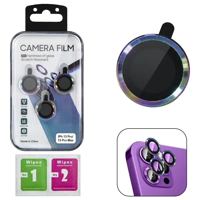 Защитное стекло для камеры iPhone 13 Pro/13 Pro Max градиент