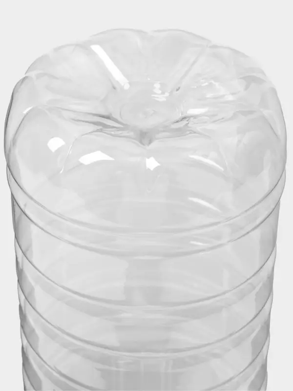 Бутылка "Италия" 1 л, горло 0,38 см, круглая, цвет прозрачный