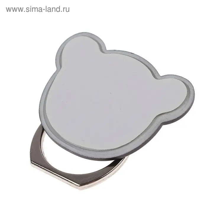 Держатель-подставка с кольцом для телефона Luazon, в форме «Мишки», чёрный